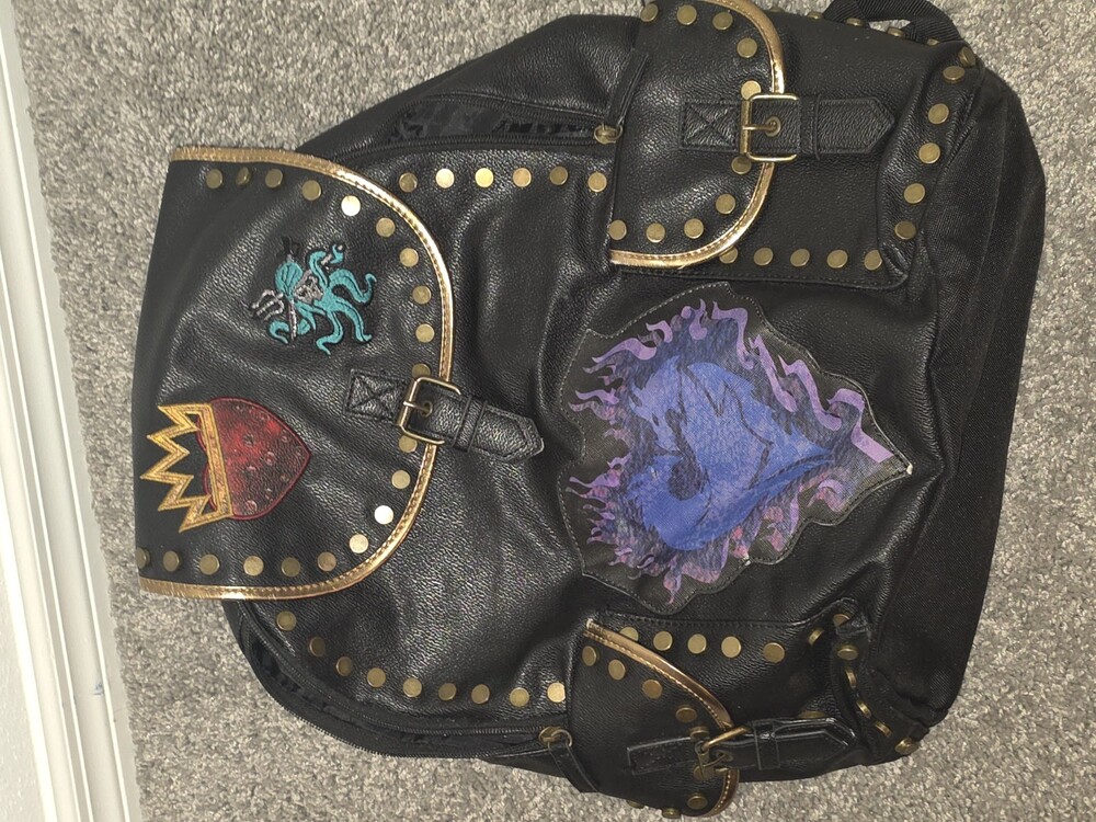 Disney Park Descendants 3 Maleficent Backpack Sleeping Beauty Bag Faux Leather